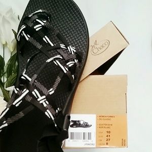 Black Triple Strap Chacos Sandals